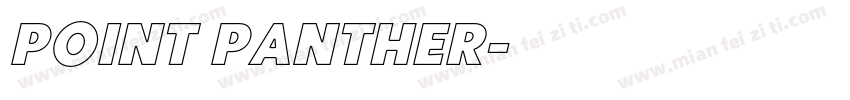 Point Panther字体转换
